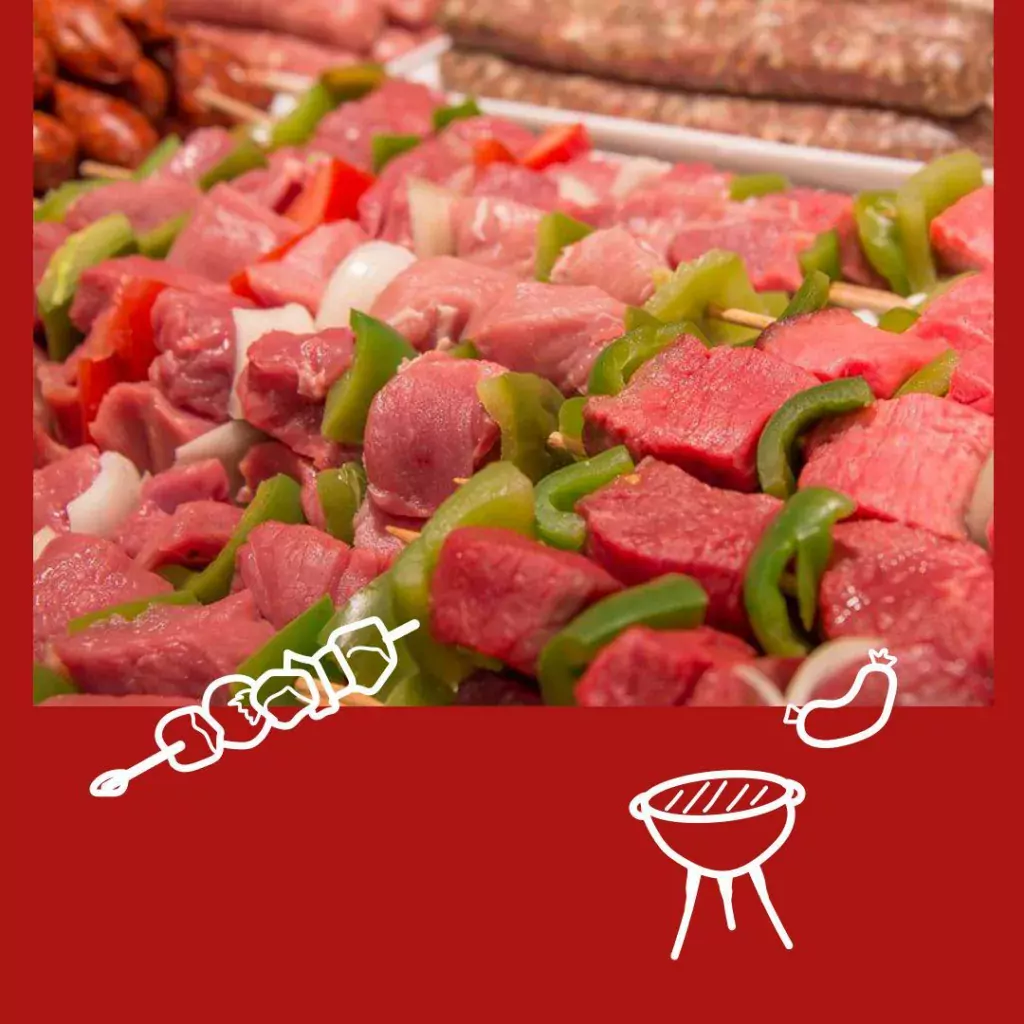 Les brochettes de la boucherie Trolliet